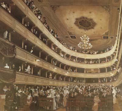 Gustav Klimt Auditorium of the old Burgtheater (mk20) Norge oil painting art